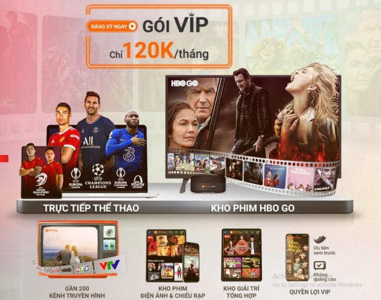 Gói SVip FPT Play khuyến mãi giá rẻ của FPT Telecom 7