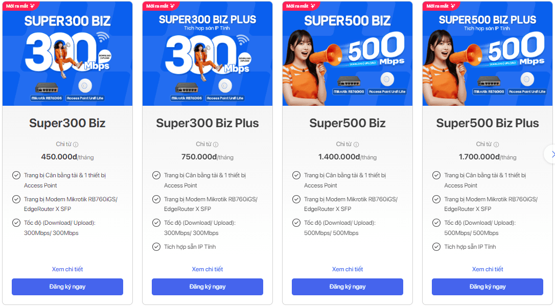 gói cước doanh nghiệp
