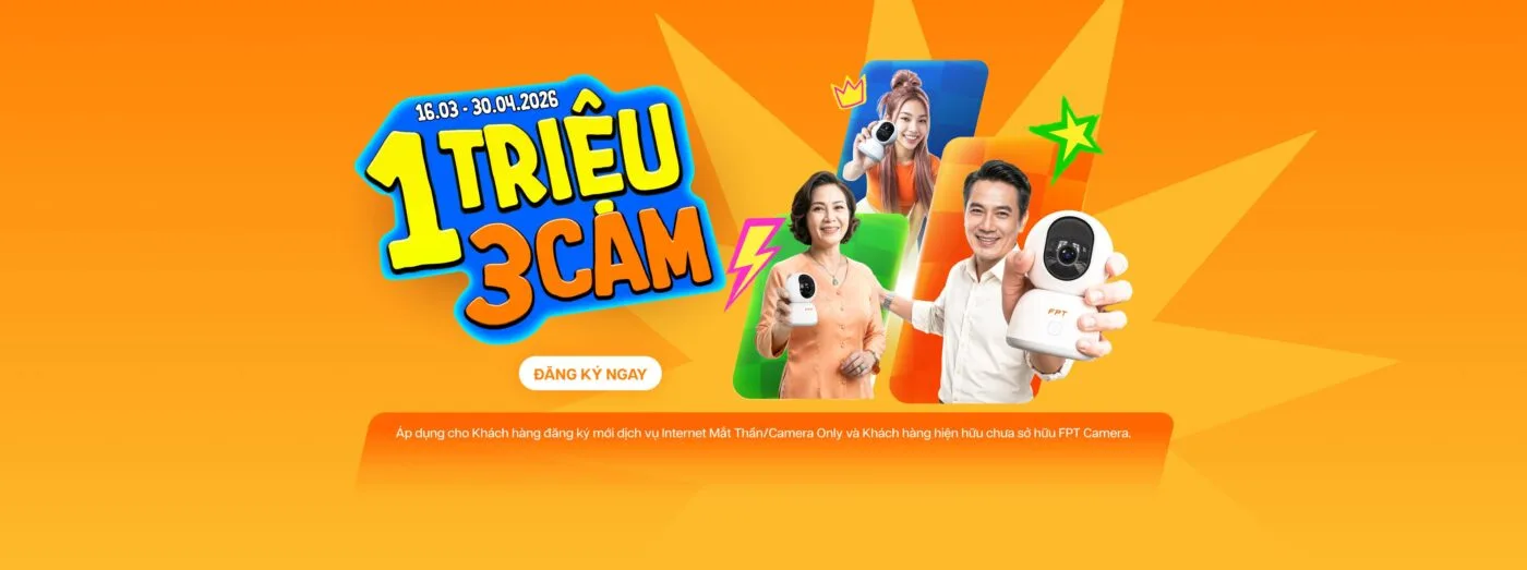 chương trình khuyến mãi 1 triệu 3 camera