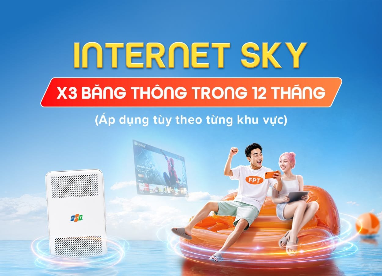Gói Internet Sky FPT 195.000 đồng