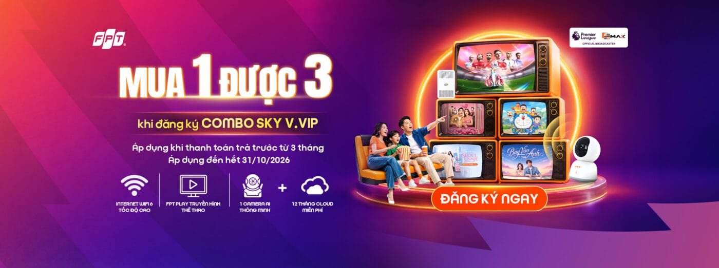 Ưu đãi mua 1 được 3 của FPT